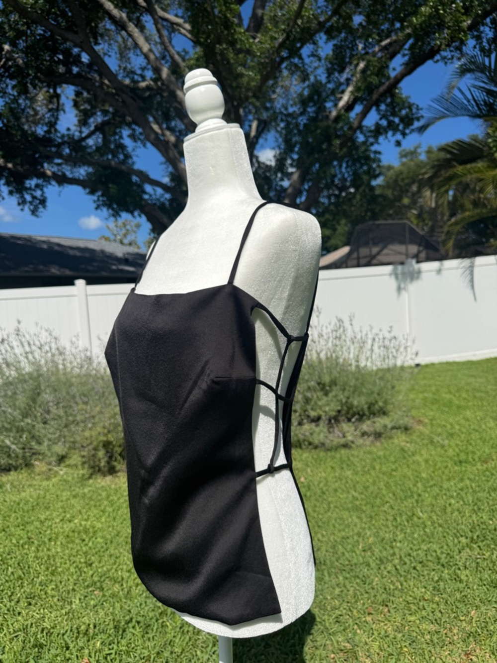 Cult Gaia Strappy Side-Cut Cami Top